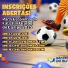 INSCRIÇÕES ABERTAS PARA ESCOLINHA